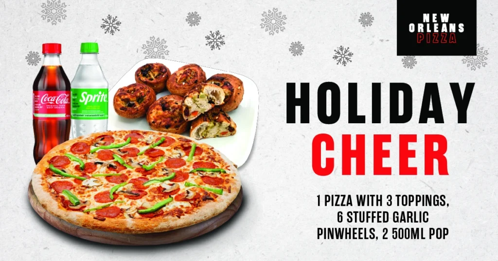 Holiday Cheer Pizza Combo Deals